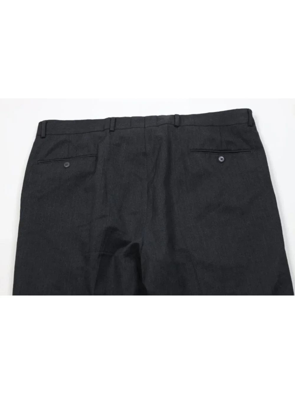 Vintage 90s Streetwear Mens 40x28 Wool Blend Knit Wide Leg Chino Pants Gray